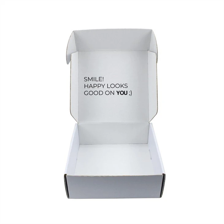 White Cardboard Boxes Shipping Packaging